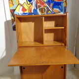 Vintage secretary of the 60s light wood