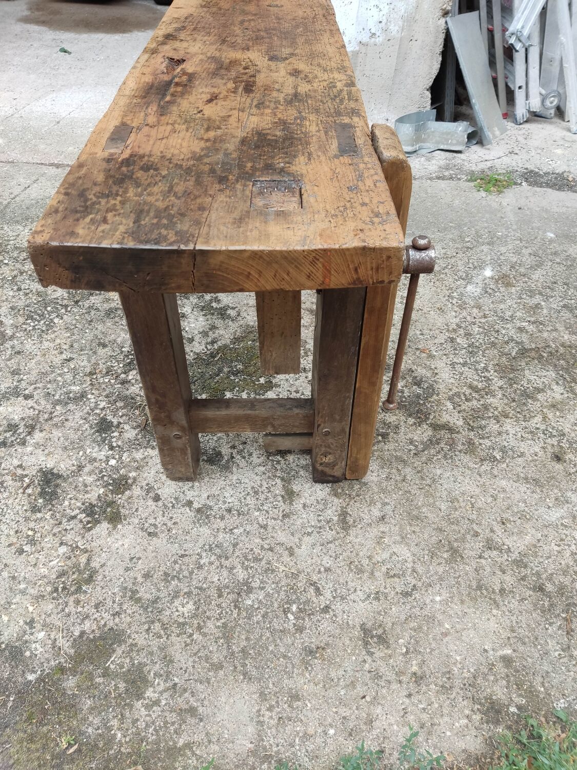 Oak workbench