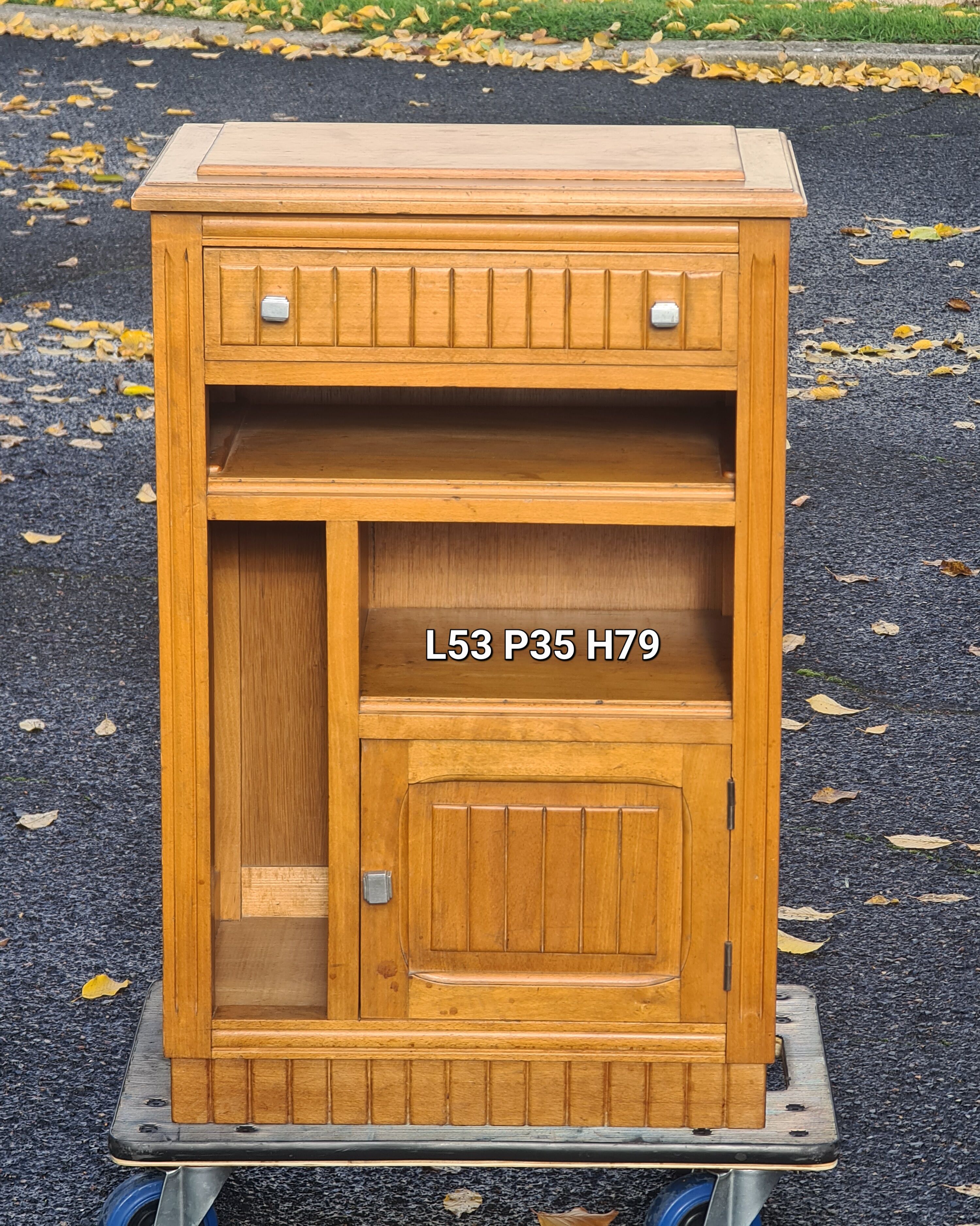 Art deco jam maker 1940-50 solid wood