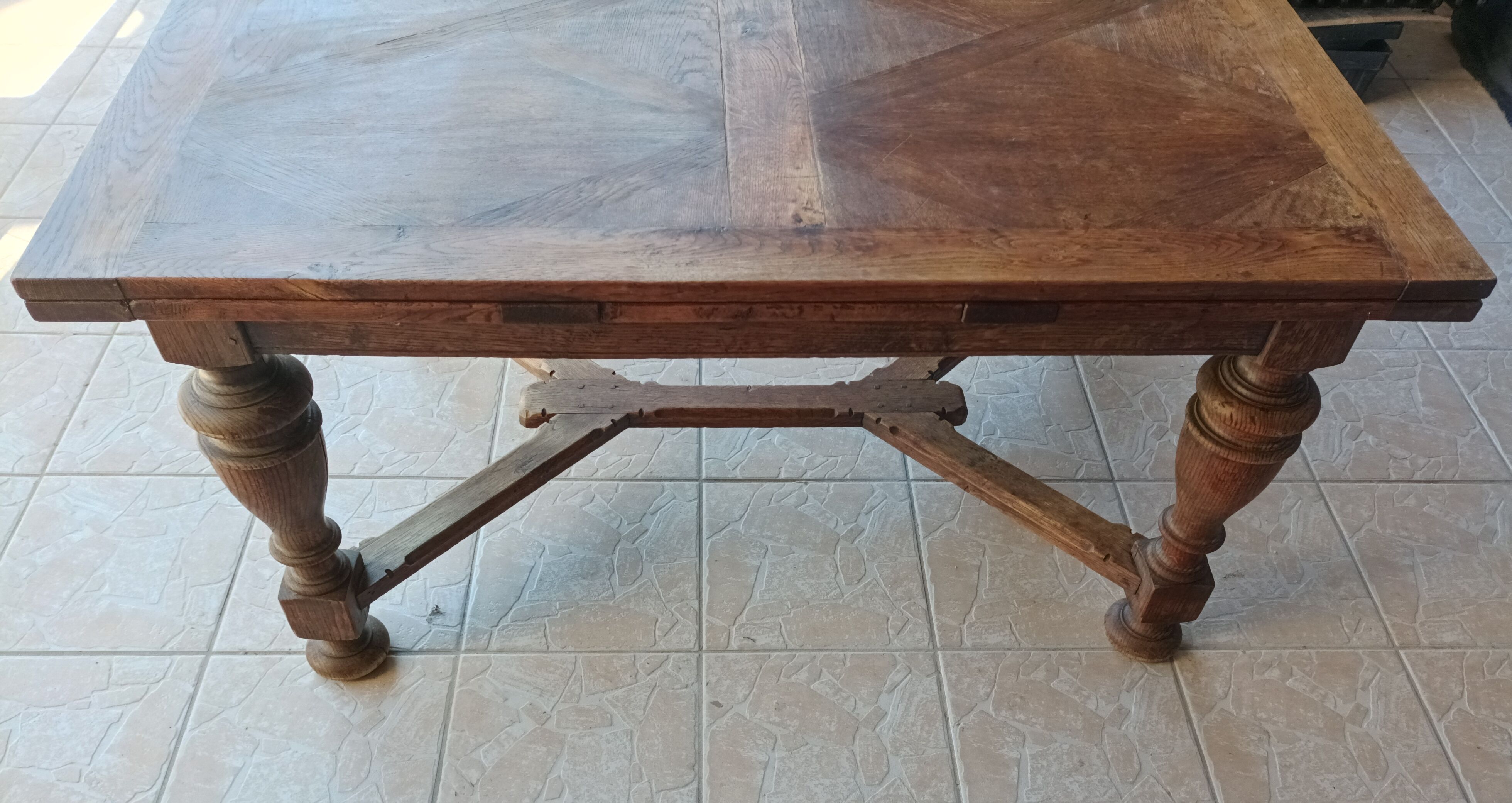 Rustic table XIXth in oak