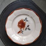 Lot of 6 flat digoin plates