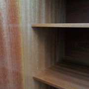 Highboard in two-tone wood with showcase part 1960s by Jitona Czech republic