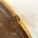 XXth oval mirror, gilded wood trumeau, beveled ice, vintage medallion mirror