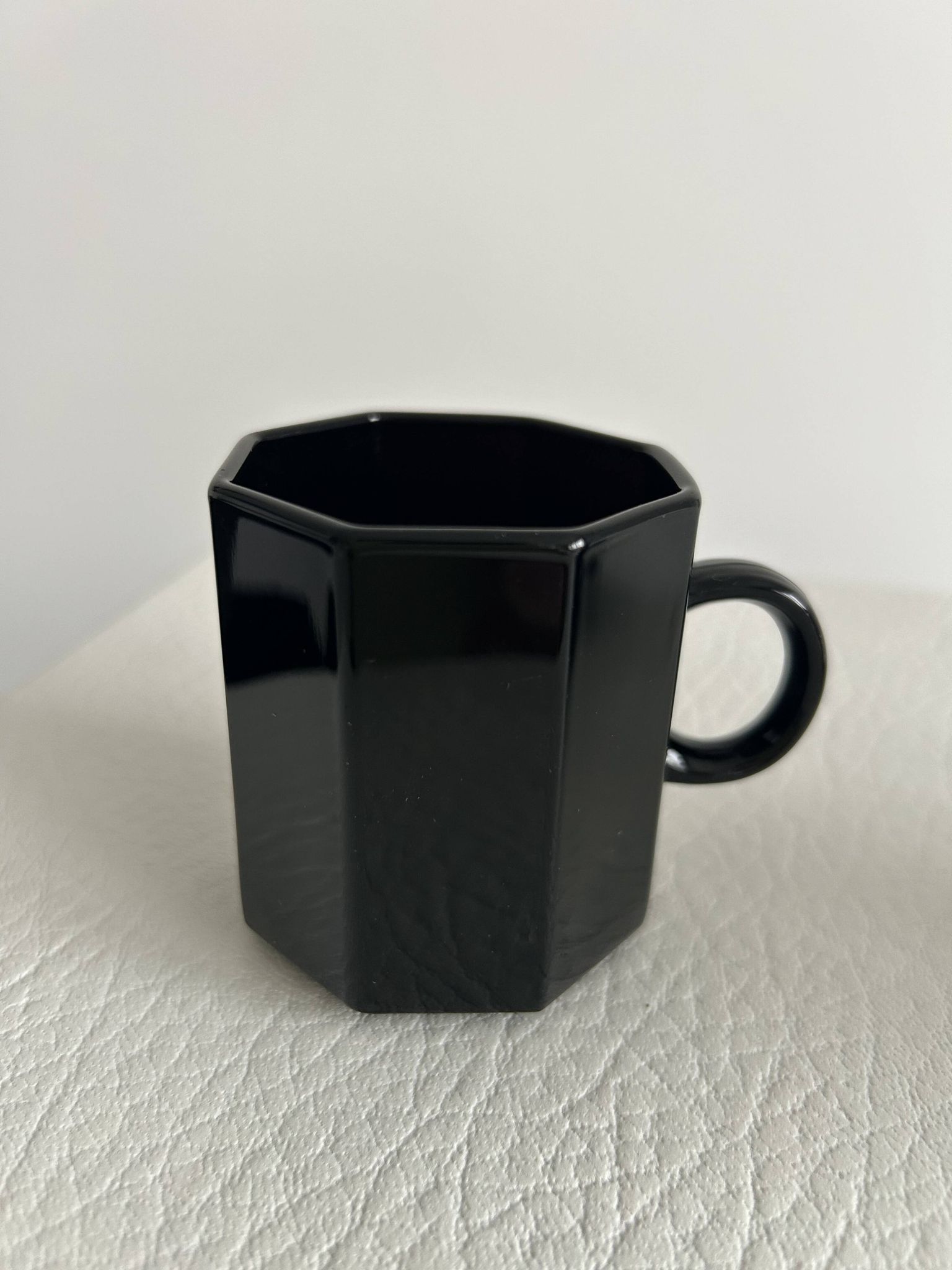 Vintage ESSO coffee set – 1970s – black ceramic