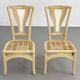 Square Rattan and Stone Marquetry Table with Matching Chairs, 1970