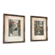 Pair of etchings by William Adolphe Lambrecht (1876-1940)