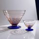 Italian Art Deco Set of Dessert Bowls / Coupes - 1940s