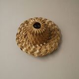 natural fiber hat braided decoration countryside bohemian ethnic handmade