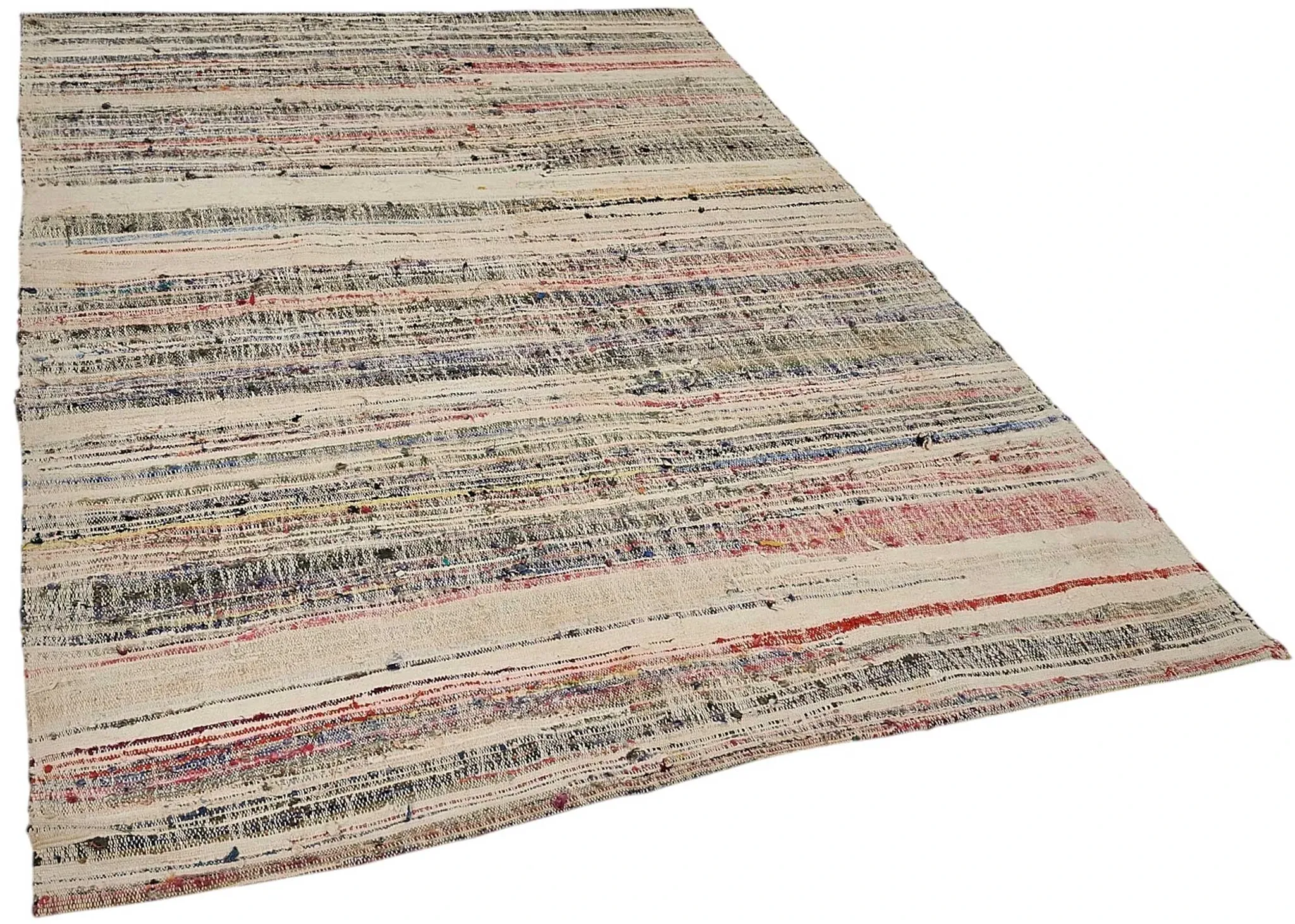 Turkish Handwoven Flatweave Chaput Kilim 166 cm x 242 cm