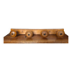 Old turned wooden coat hook