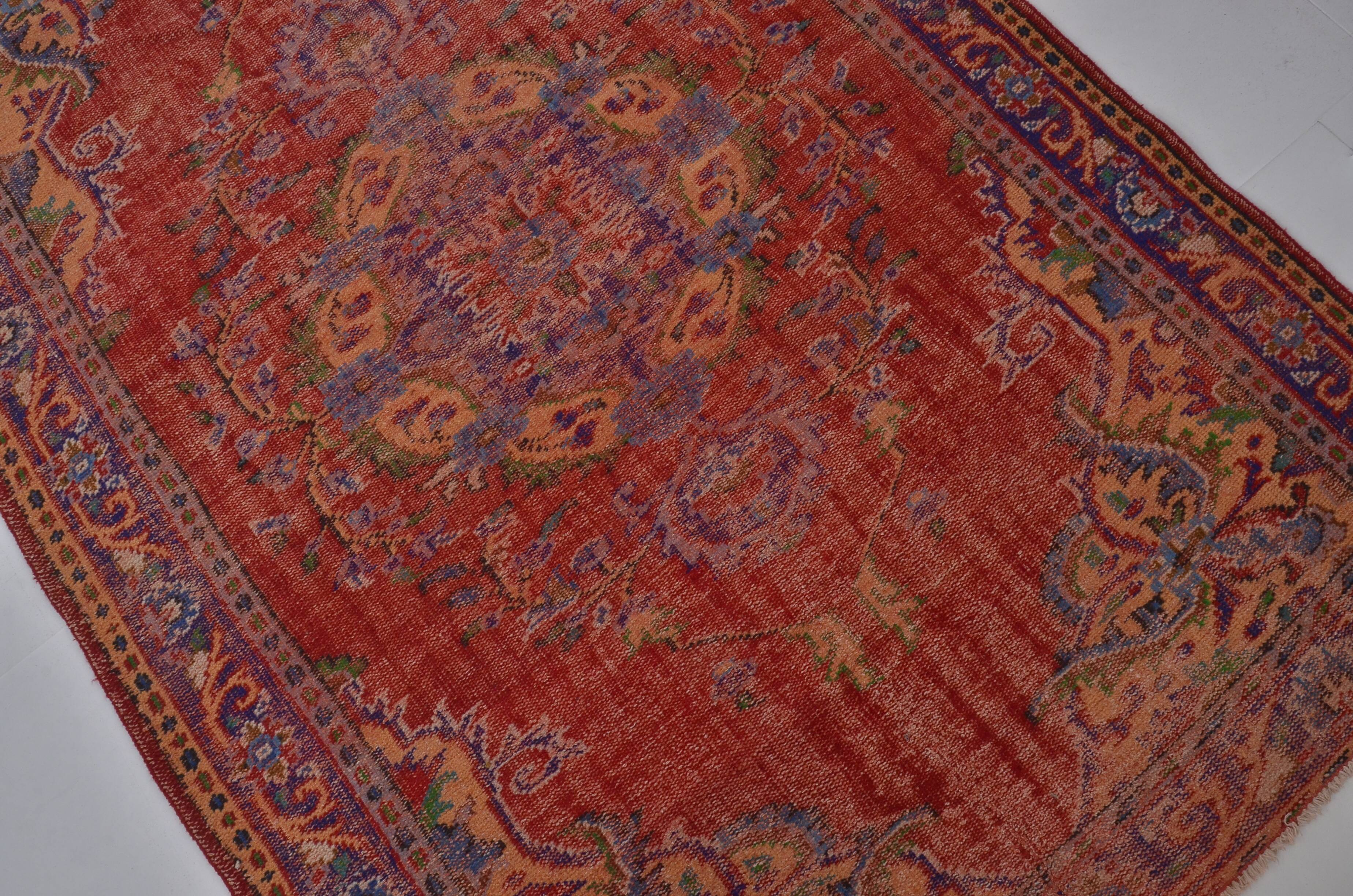 Vintage Turkish Antique Red Rug sku 2328