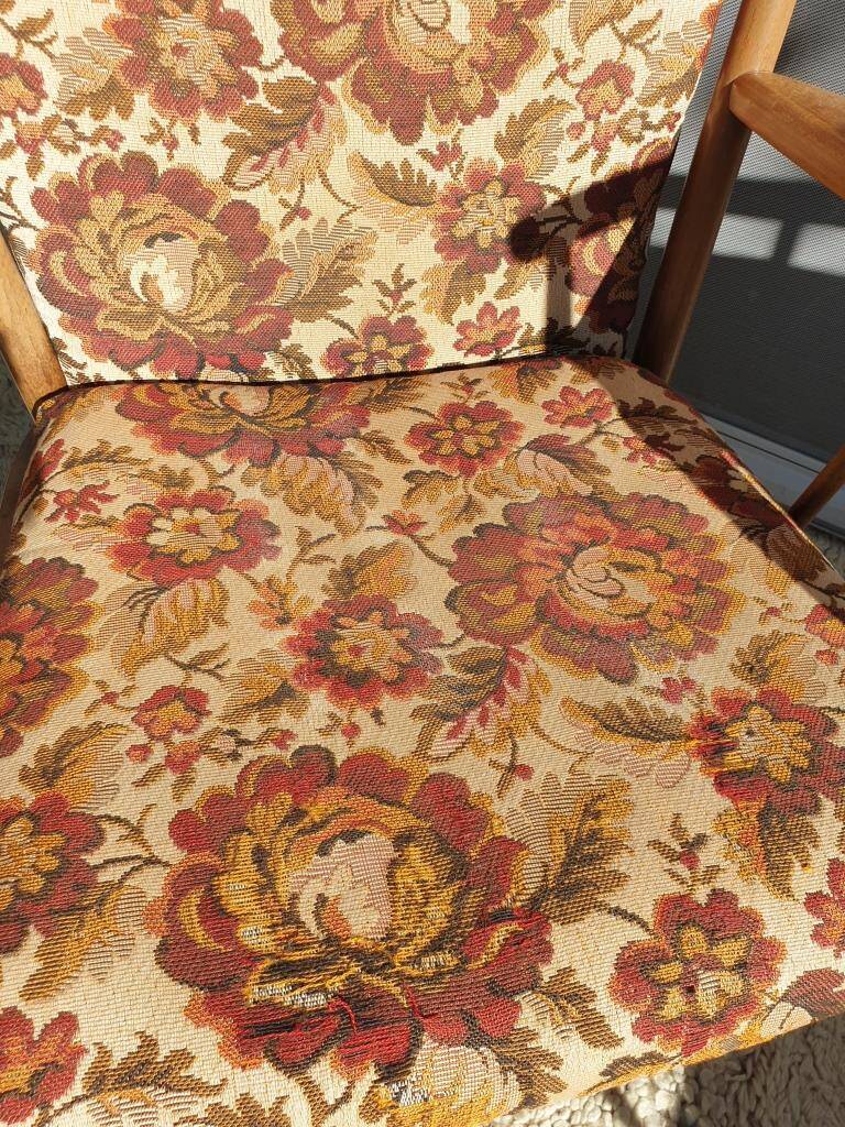 Paire fauteuils éventail esprit scandinave Baumann