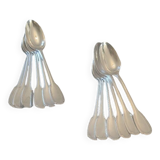 12 small Christofle spoons