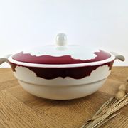 Soupière Digoin Sarreguemines en faïence – légumier vintage