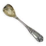 Pelle à sel style Louis XV en argent massif et vermeil