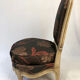 Chaise de style Louis XV en bois laqué XXème