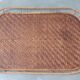 Rattan service plate