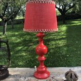 Wood foot lamp