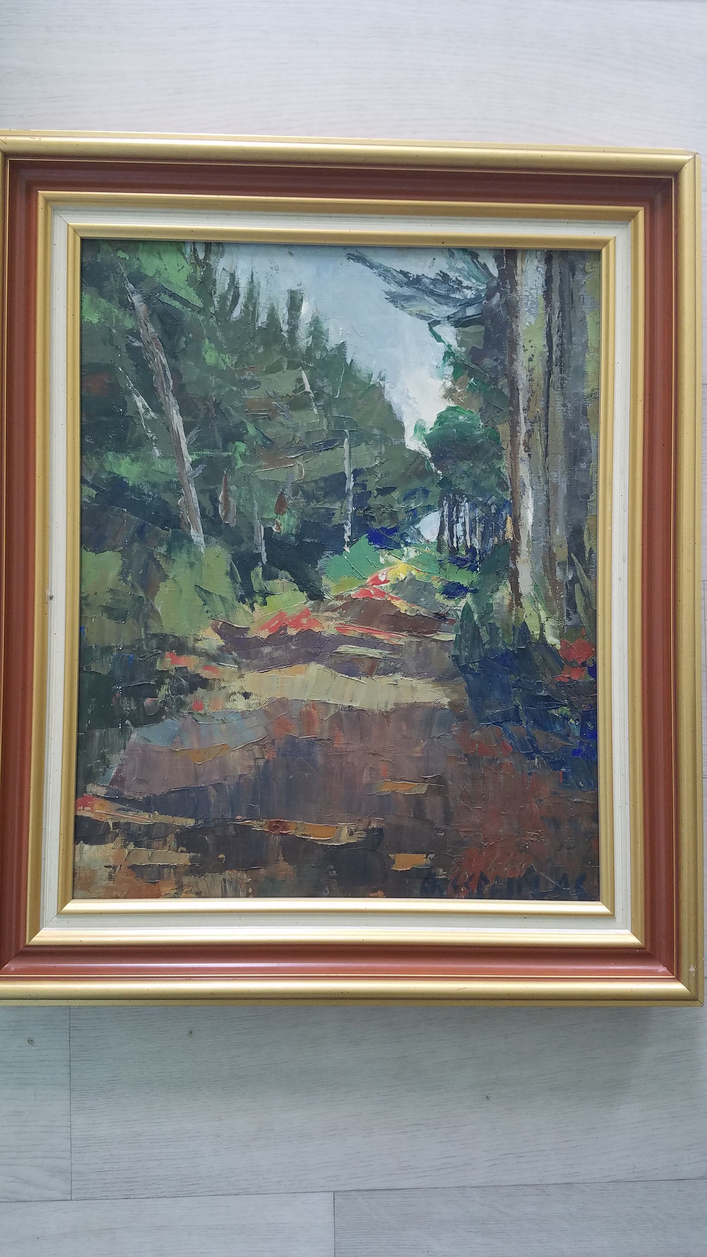 Oil painting on canvas