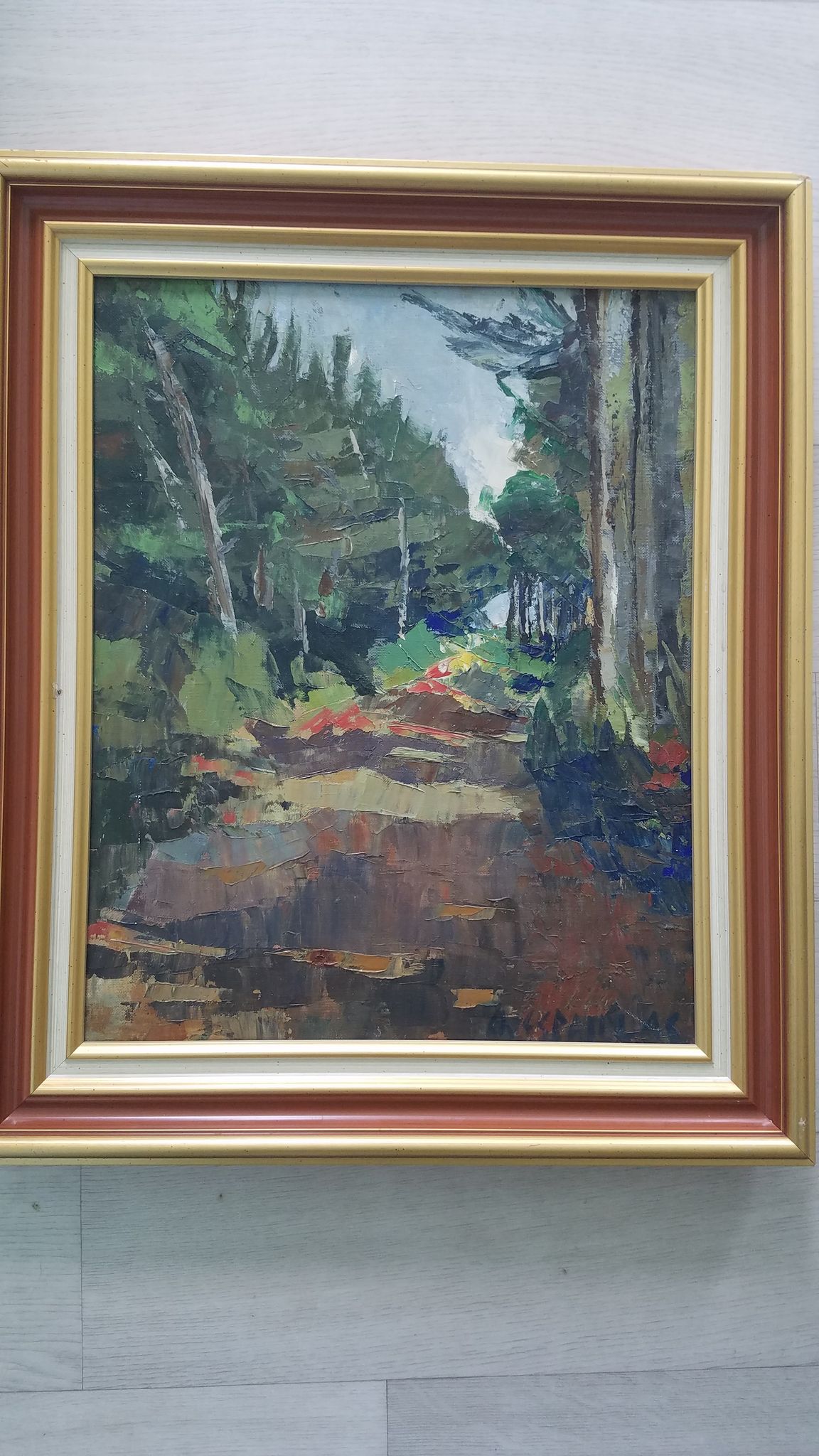 Oil painting on canvas