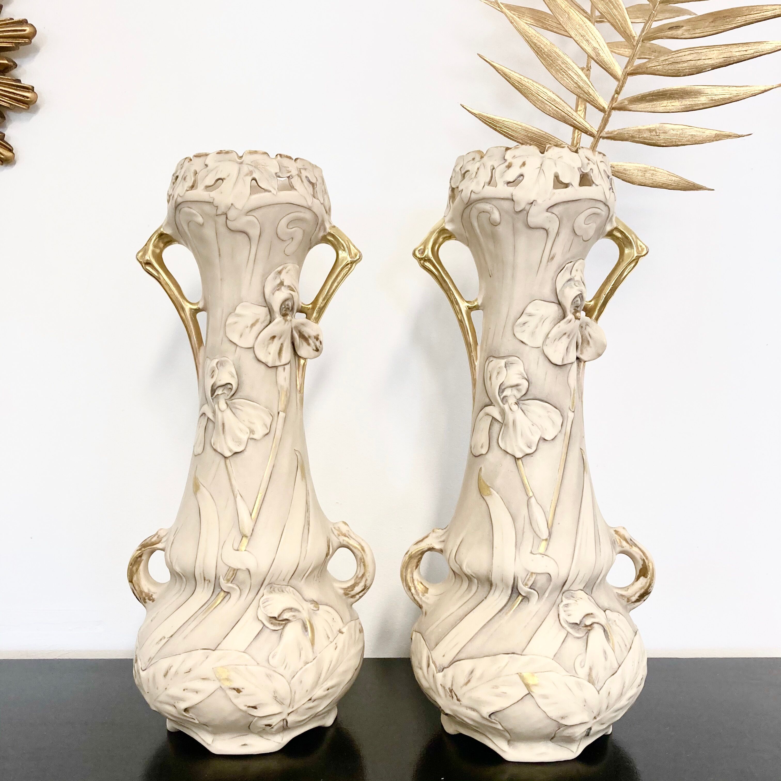 Pair of Royal Dux vases