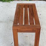 Vintage solid wood bench 80x35cm
