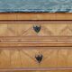 Louis Philippe chest of drawers / cherry and marble