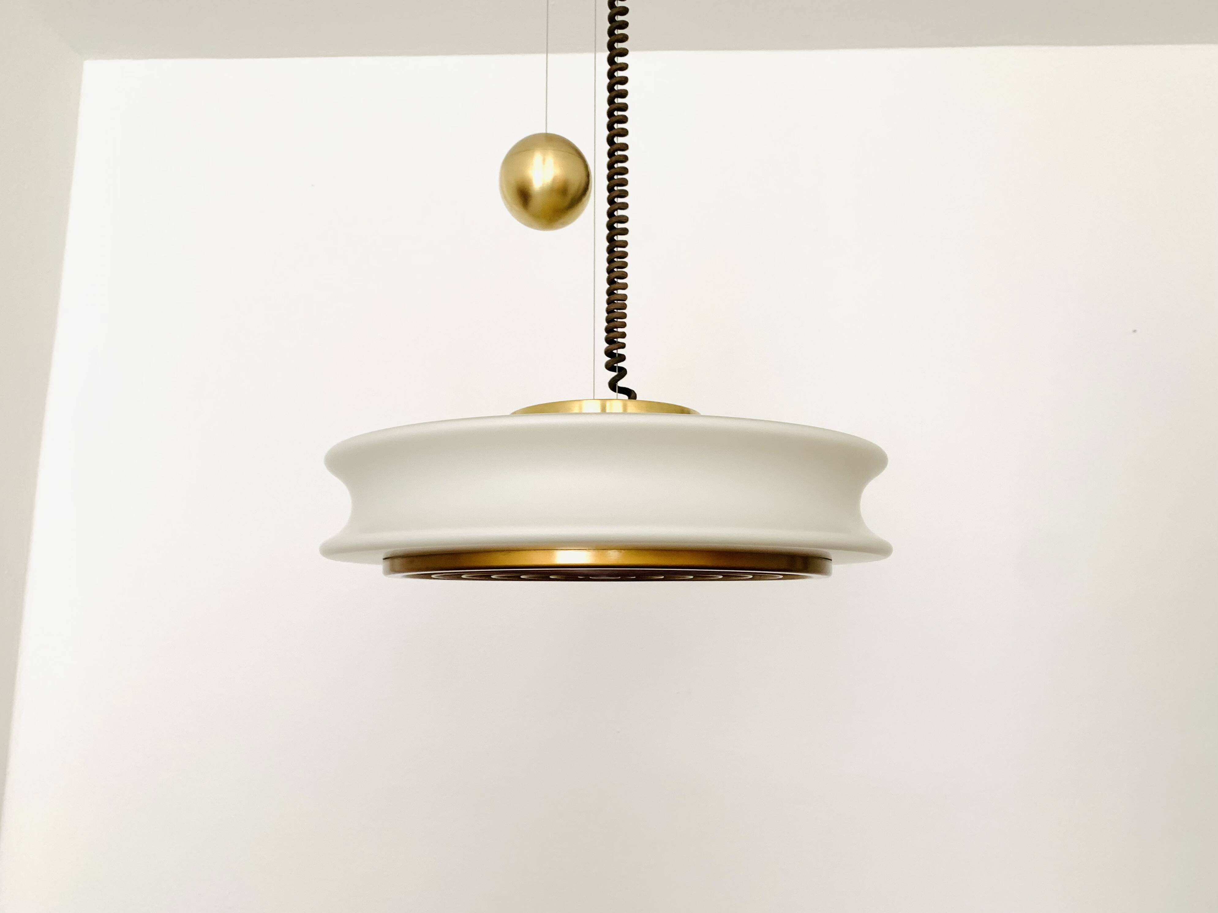 Adjustable Orion Glass Pendant Lamp from Staff