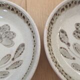 Lot of 6 hollow plates Jocelyne Atelier d'Art de Sarreguemines