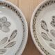 Lot of 6 hollow plates Jocelyne Atelier d'Art de Sarreguemines