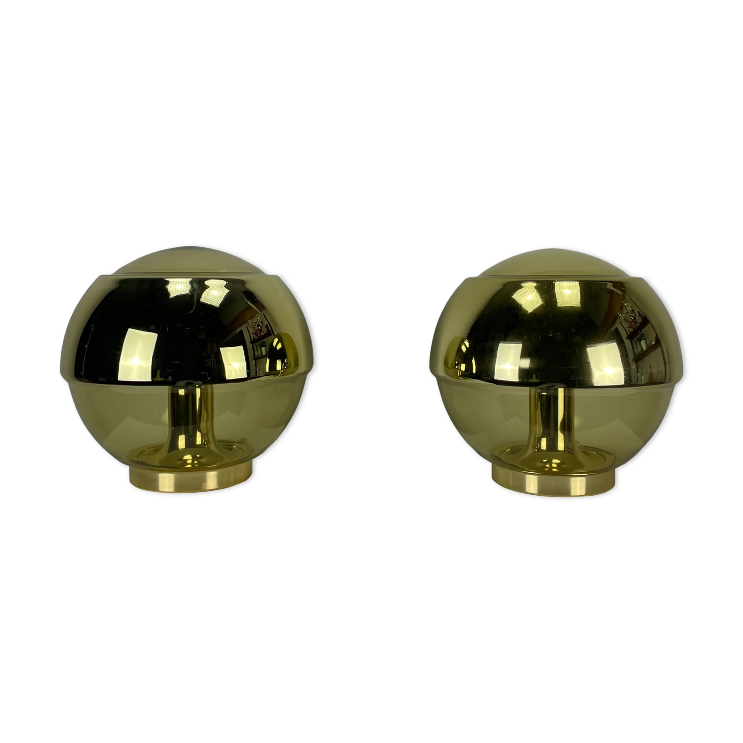 Rare pair of Magic Eye table lamps by Peill & Putzler 1970