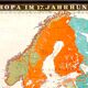 Great map of German geography - Europe 17th century