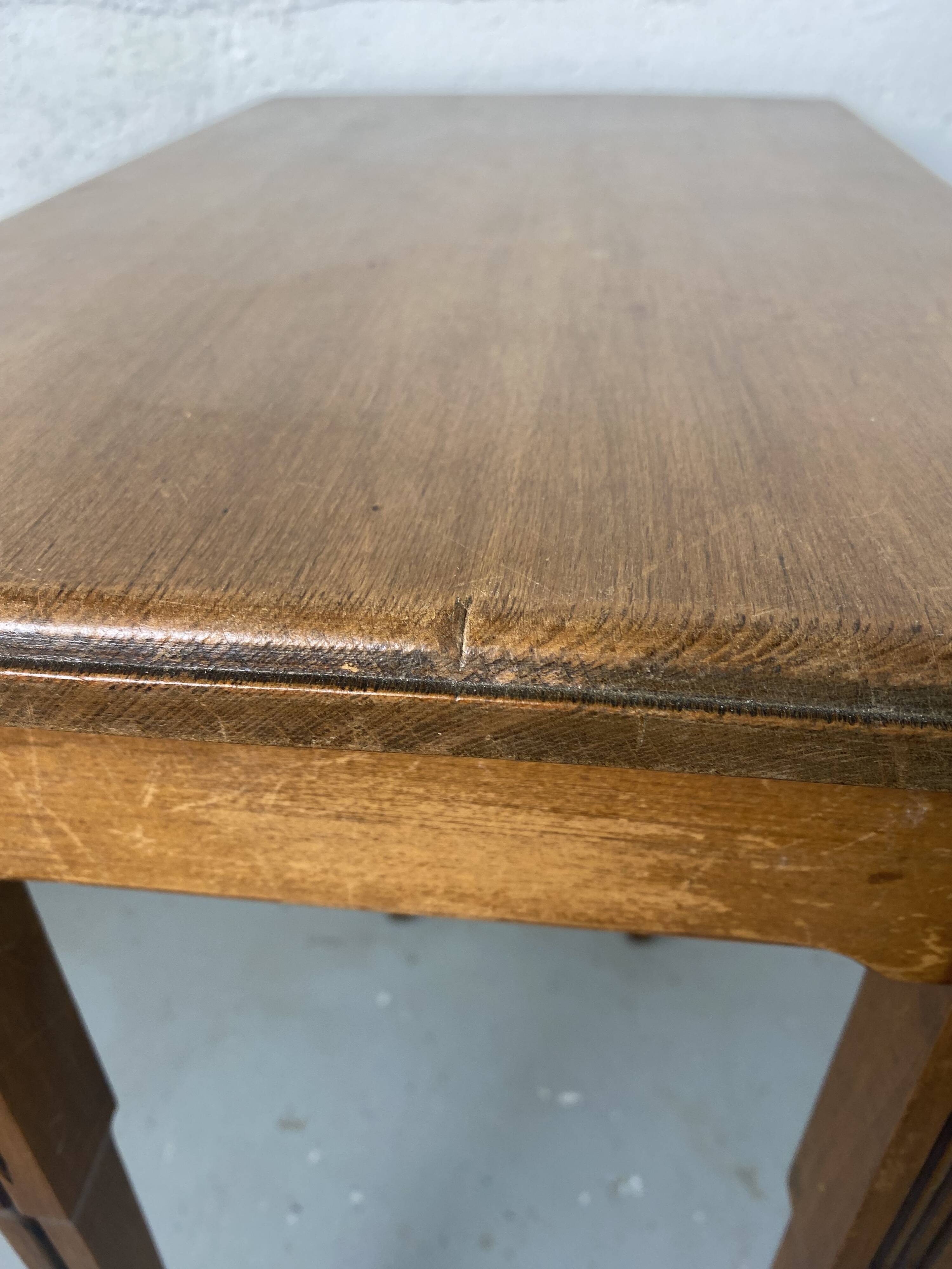 Mid-height wooden side table