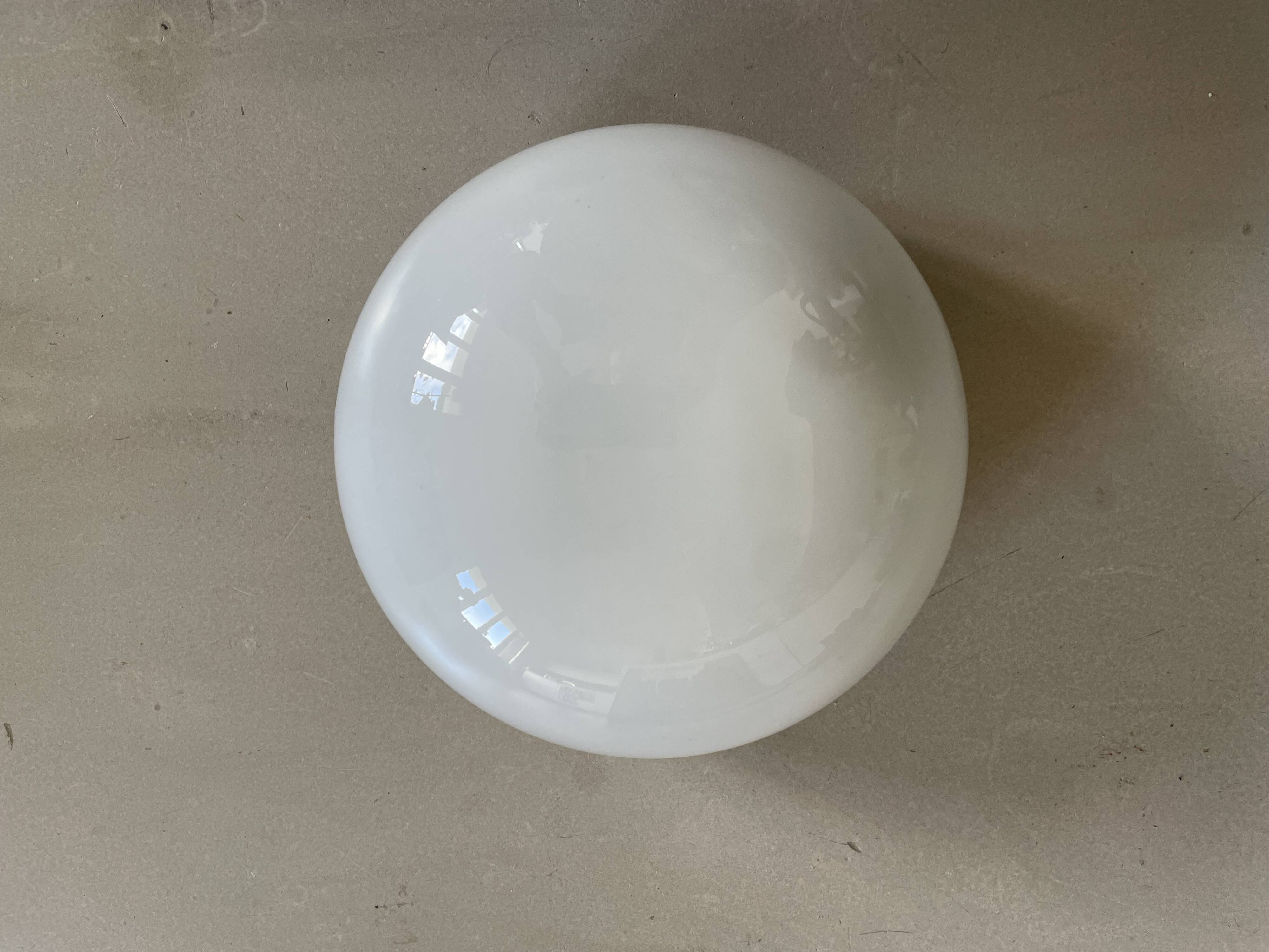 Ceiling light, opaline wall light D20cm