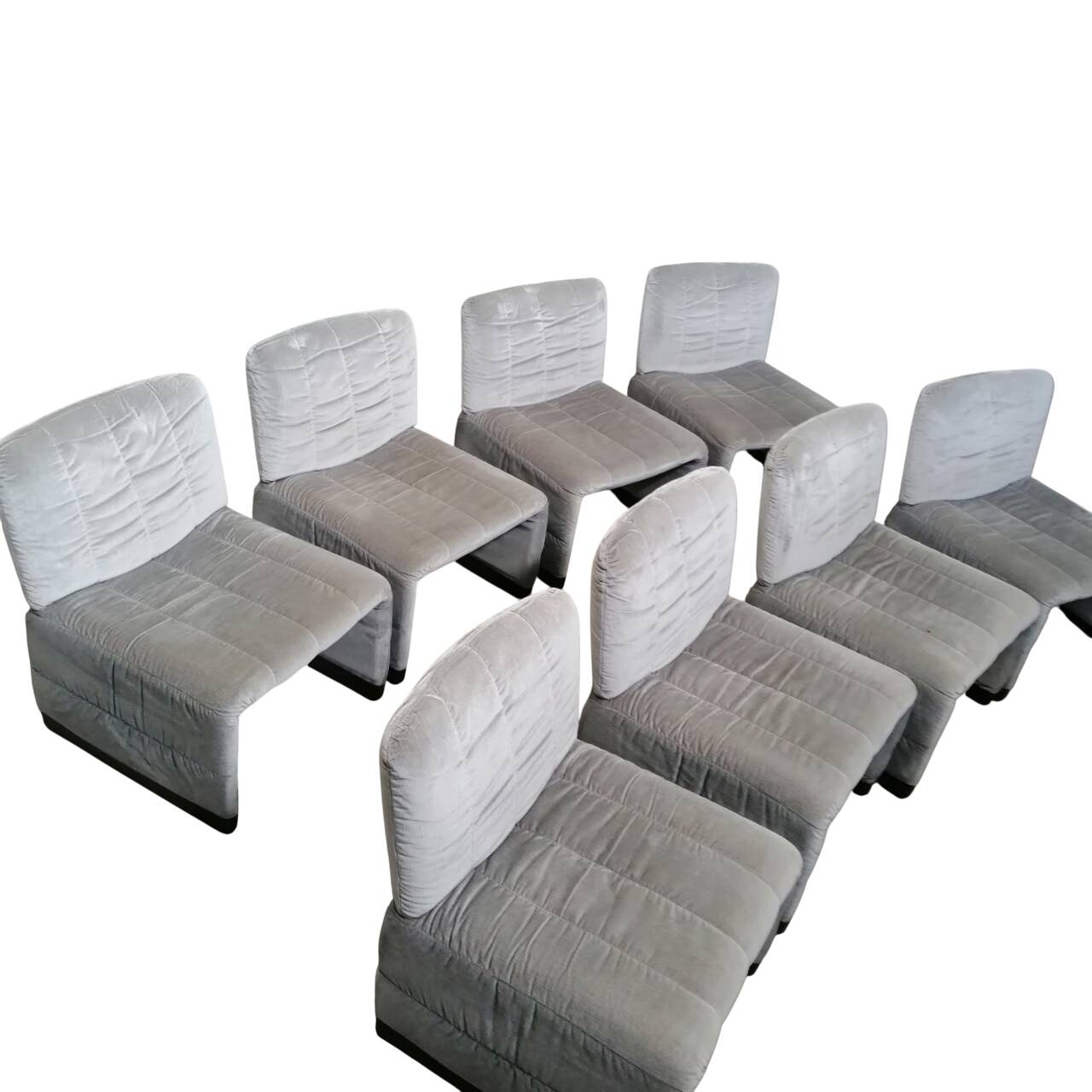 8 poltrone Alky Style di Giancarlo Piretti, anni '70