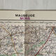 Map Maubeuge - Mons 1956