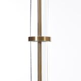 Pair of Scandinavian glass lamps