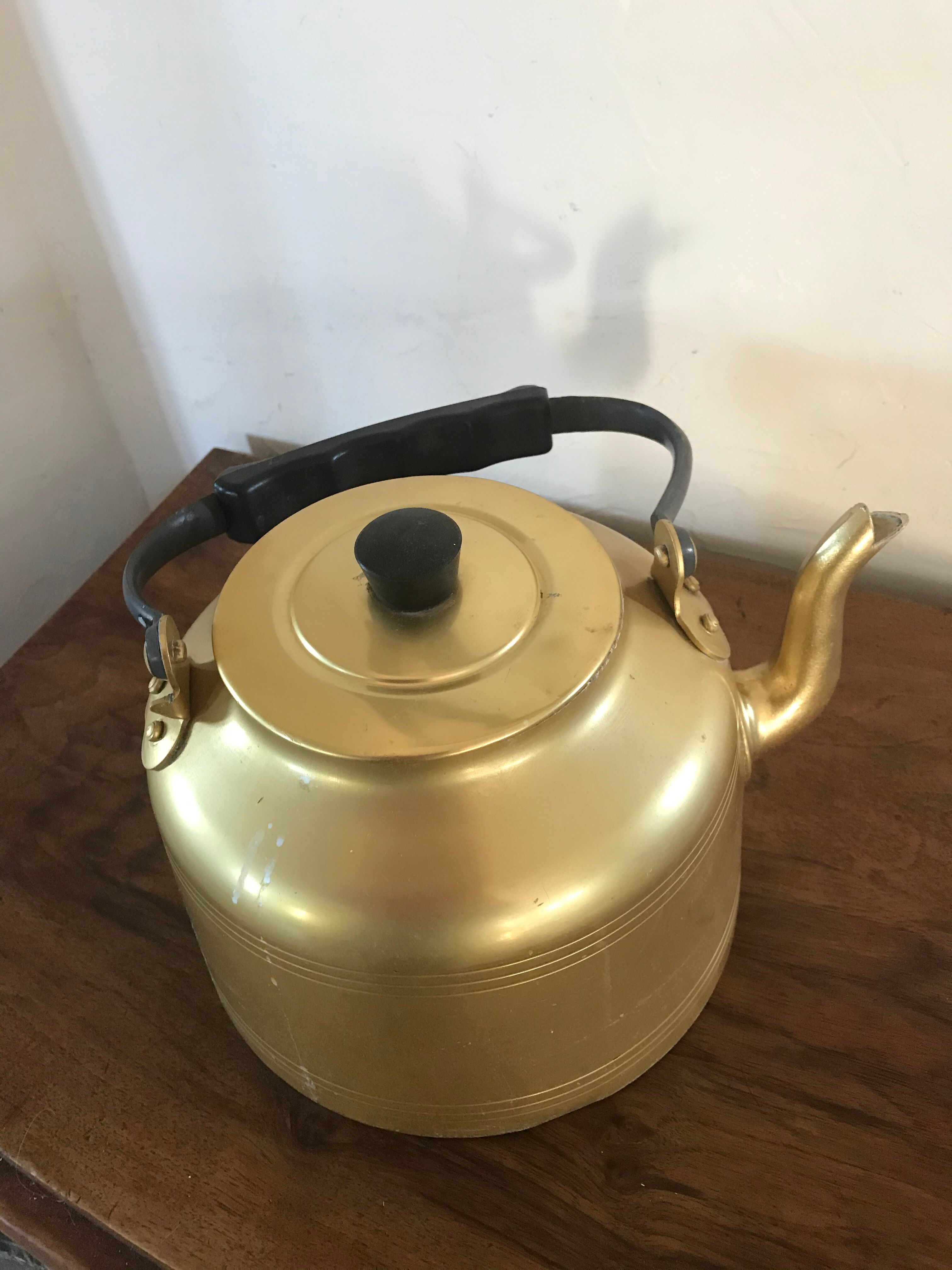 Golden kettle from the 60s