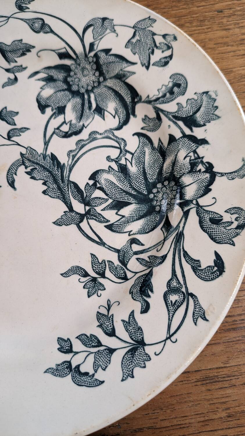 Lot 7 Terre de Feu plates from Grigny