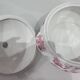 Vintage soup tureen in English earthenware Churchill Rosa pink Willow pattern.
