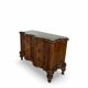 antique walnut serpentine commode
