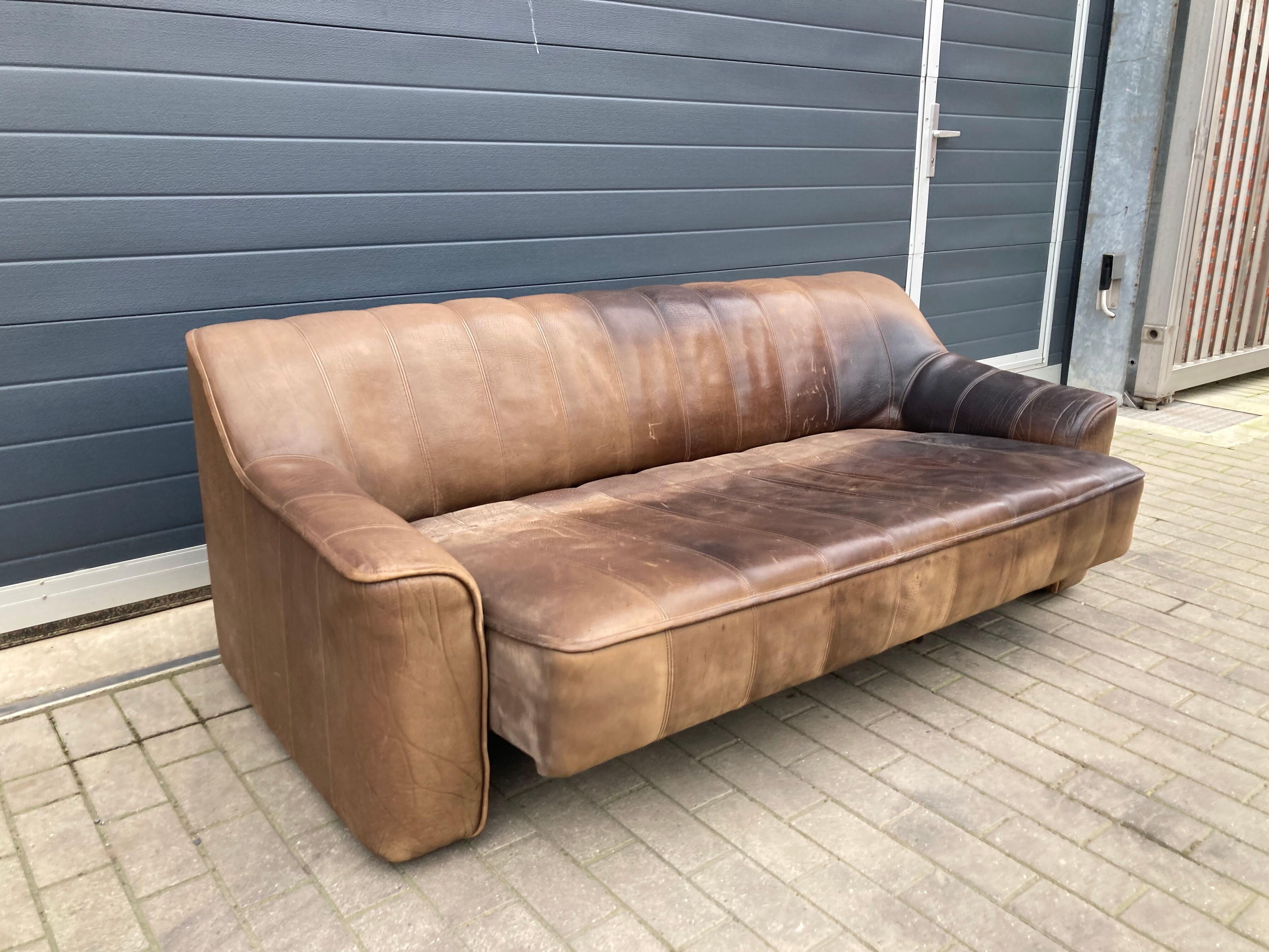 De Sede Ds44 3-seater Buffalo leather NECK 5mm