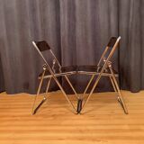 Une paire de chaises pliantes modernistes, années 1970