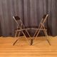 A pair of modernist folding chairs, 1970s