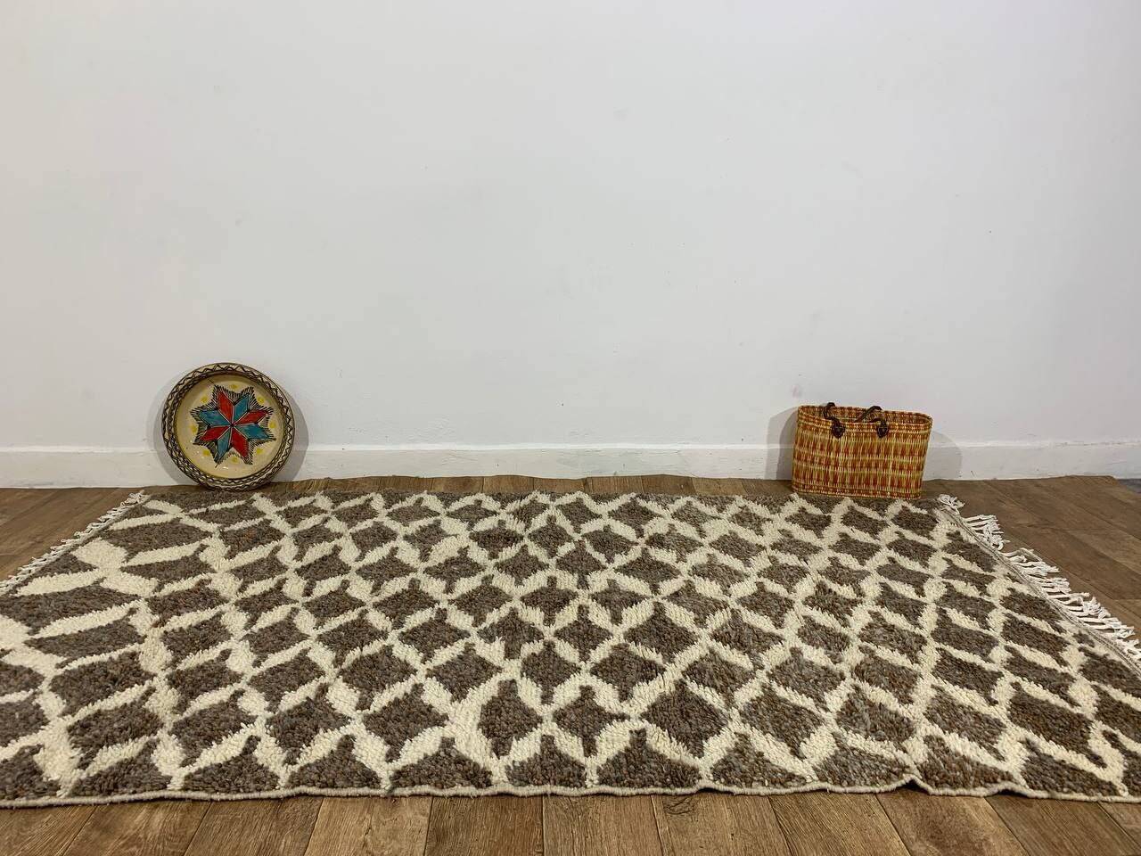 Handmade Moroccan Berber rug 242 X 142 CM