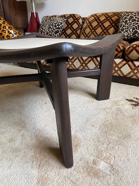 Table basse Japandi vintage