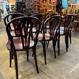 Set of 9 bistro chairs