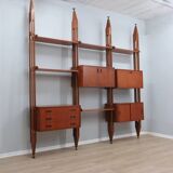 Mid century Italian design teak bookcase 1950s
