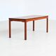 Grande table basse Alberts Tibro en palissandre Danemark 1970