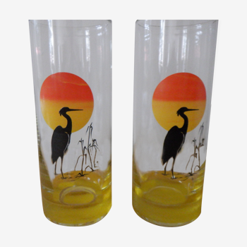 Verres vintage 1970